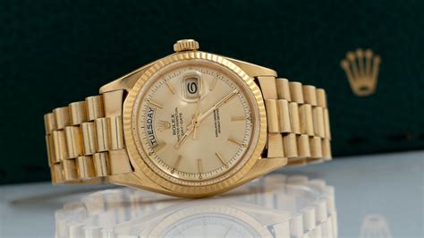 rolex day day gold|solid gold rolex day date.